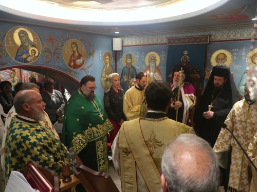 Αρχιερατικός Εσπερινός επί τη αναμνήσει των εγκαινίων  του εντός της Ιεράς Μονής Παναγίας Τουρλιανής διαμορφωθέντος Παρεκκλησίου σύντριων των Οσίων Πατέρων Πορφυρίου, Παϊσίου και Ιακώβου
