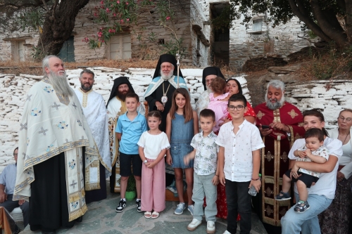 Ο Εόρτιος  Εσπερινός της Αγίας Μαρίνης στο ομώνυμο χωριό Κορθίου Άνδρου