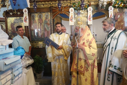   Ιερά Μνήμη του Αγίου Φανουρίου τιμήθηκε και σήμερα στη Χώρα της Μυκόνου 