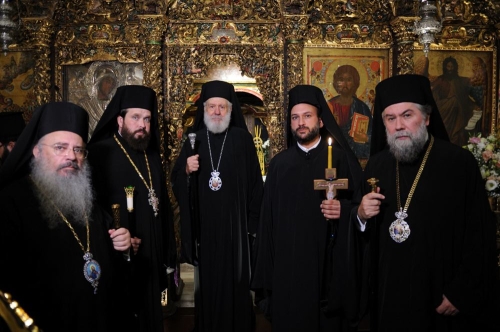 Κουρά Μοναχού και χειροτονία Διακόνου στην Ιερά Μονή Παναγίας Τουρλιανής Μυκόνου 